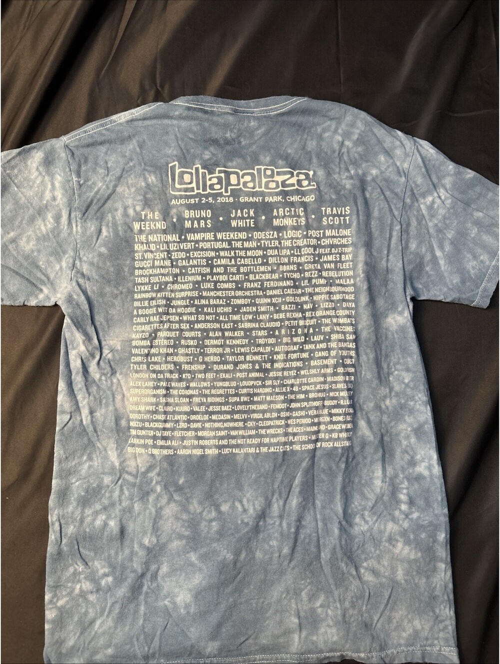 Fruit Of The Loom X Lollapalooza Chicago 2018 Y2K Tie-Dye Un